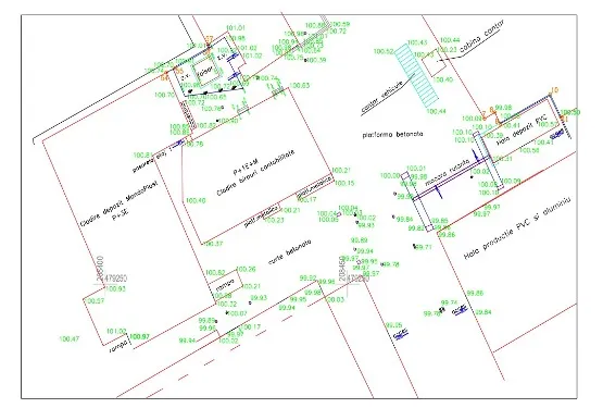 plan topografic de situație