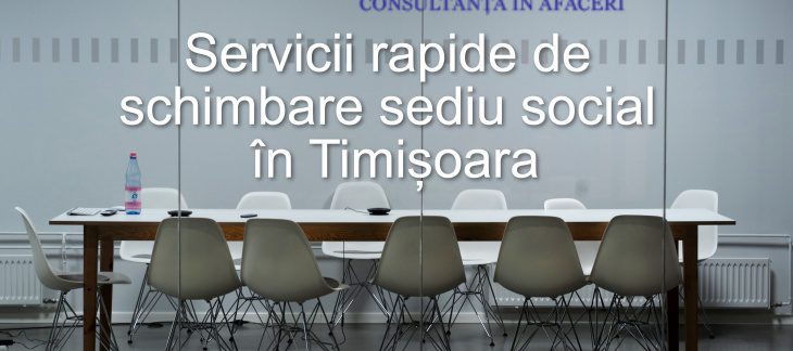 schimbare sediu social Timisoara - Corsim