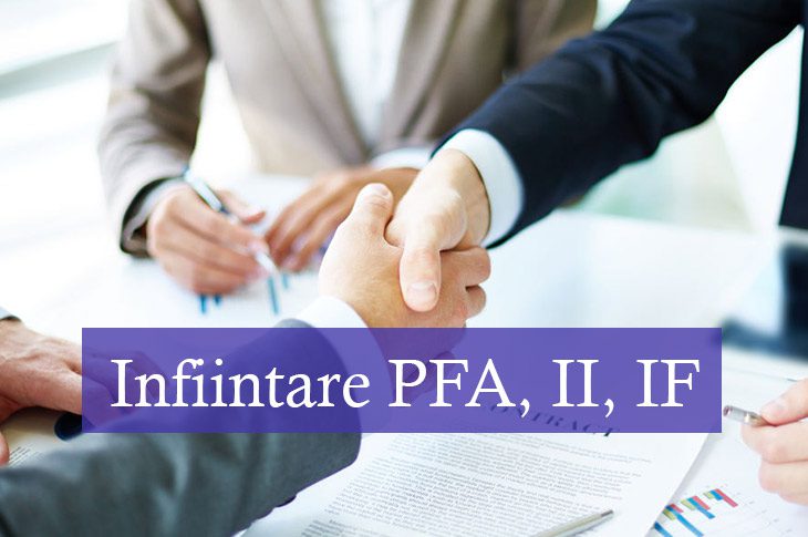Înființare PFA, II, IF